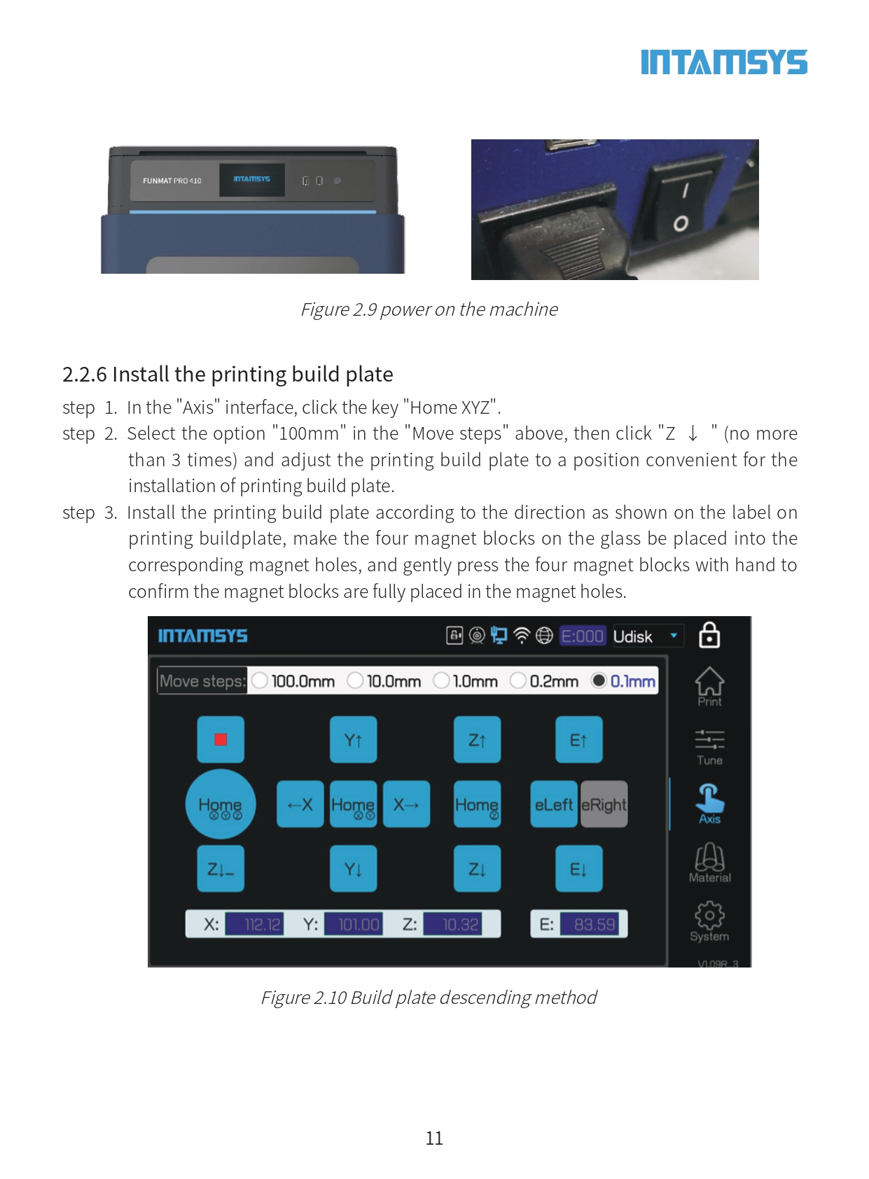 INTAMSYS FUNMAT PRO 410 사용자 가이드 매뉴얼 인탐시스 펀맷프로 PEEK 엔지니어링소재 덕유항공